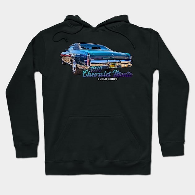 1970 Chevrolet Monte Carlo Coupe Hoodie by Gestalt Imagery